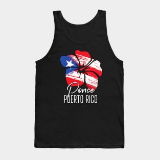 Ponce Puerto Rico Puerto Rican Pride Flag Amapola Tank Top